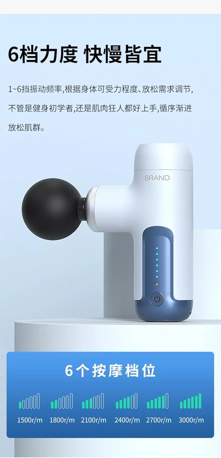 Proflex Mini Massager - Dual-Mode Muscle Relief Gun with Ai Chip (4 Interchangeable Heads)​