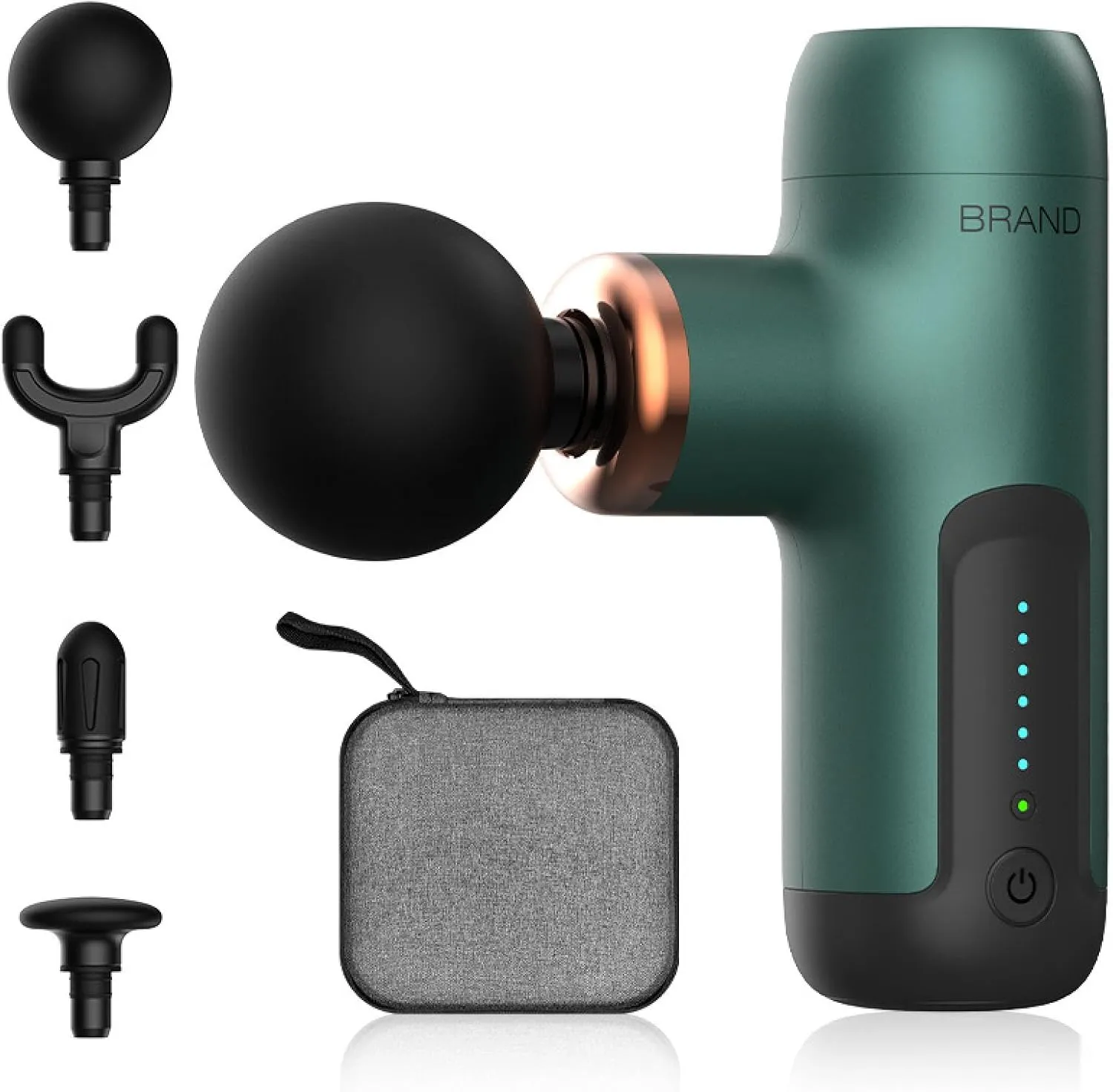 Proflex Mini Massager - Dual-Mode Muscle Relief Gun with Ai Chip (4 Interchangeable Heads)​