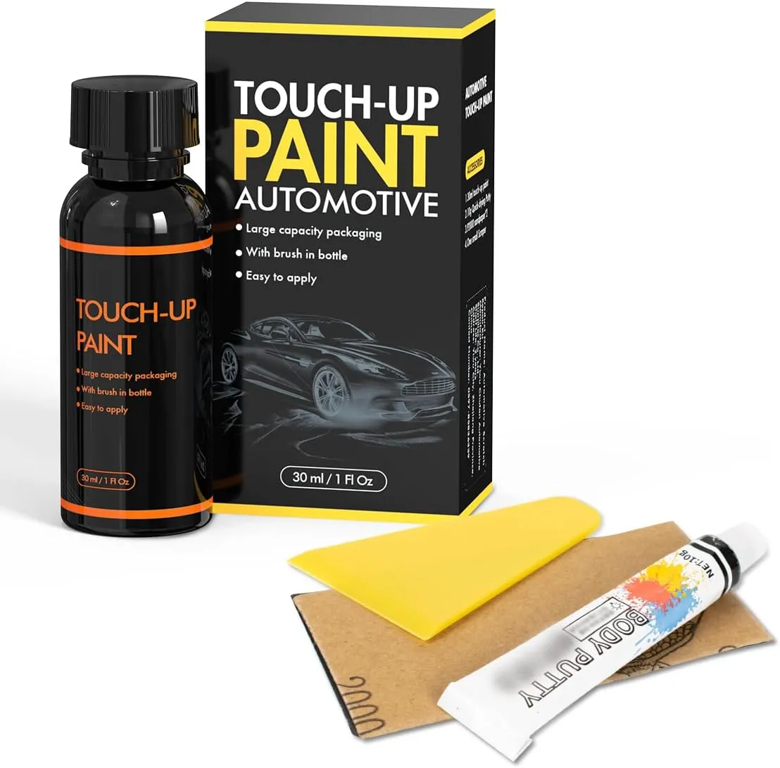PSE/SSE Triple Nickel/Silver Zynith Touch Up Paint for Dodge, DIY Car Paint Scratch Repair Kit, Automotive Paint, Quick & Easy Fix Scratch Repair for Challenger/Charger
