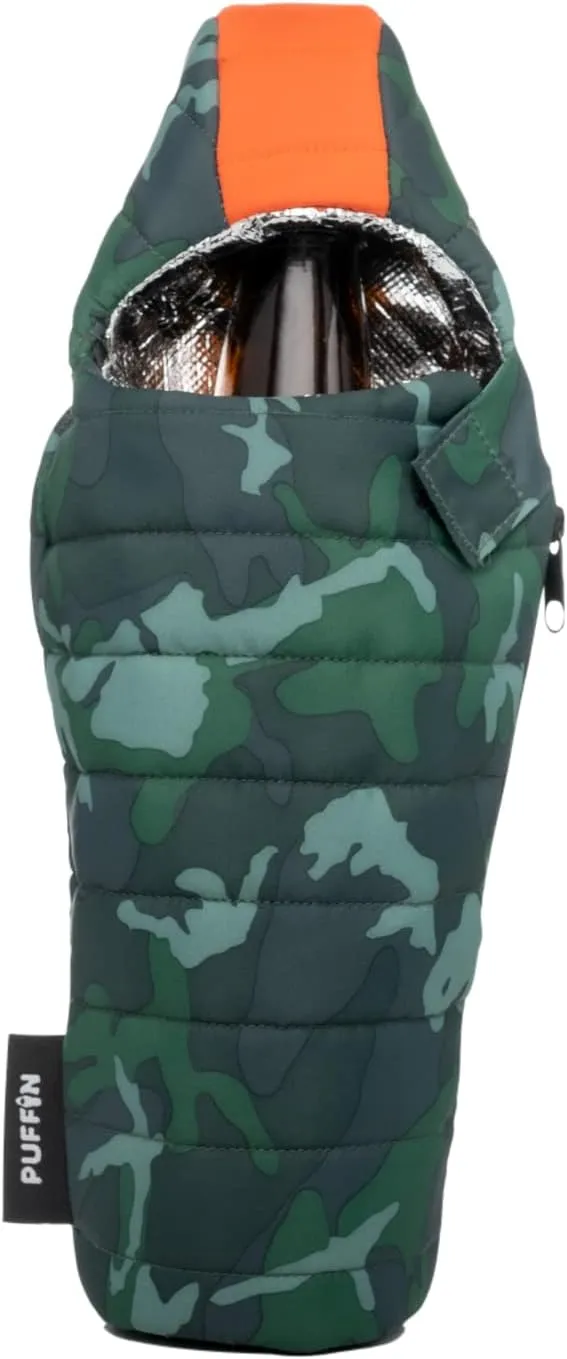 Puffin - The OG Beverage Sleeping Bag - Insulated Beer Cooler, Camo