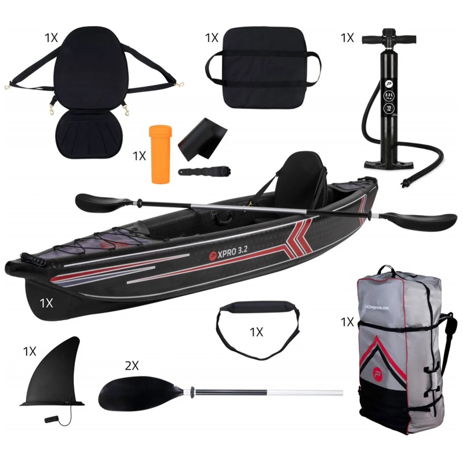 Pure4Fun Dropstitch Kayaks