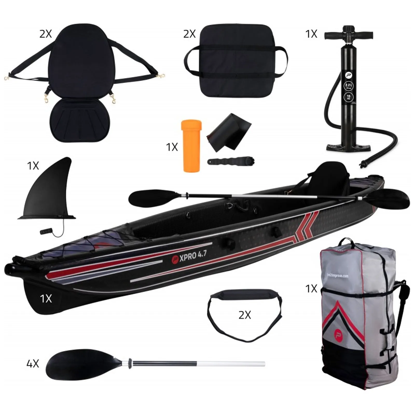 Pure4Fun Dropstitch Kayaks