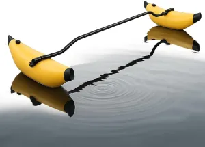 PVC Inflatable Kayak Outrigger Float Portable Higher Stability Balancing Canoe Outrigger Kit Balancing Boat Accessory