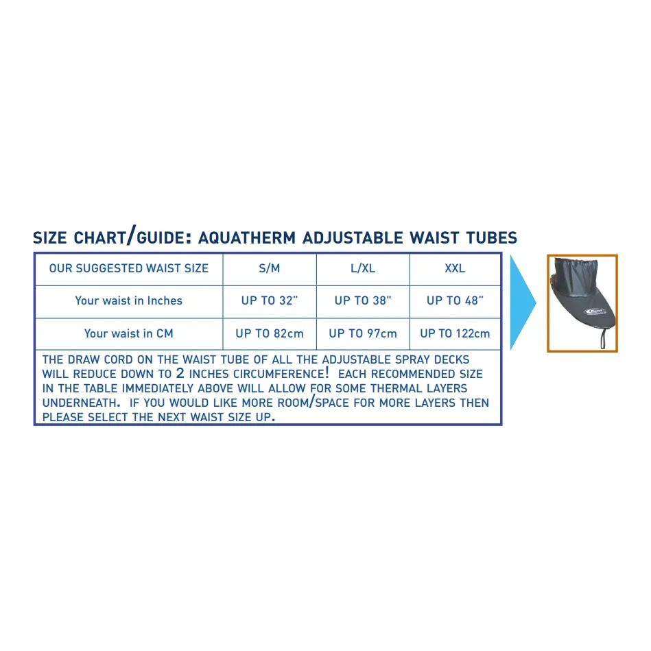 Reed ChillCheater Aquatherm Spray Deck - Adjustable waist