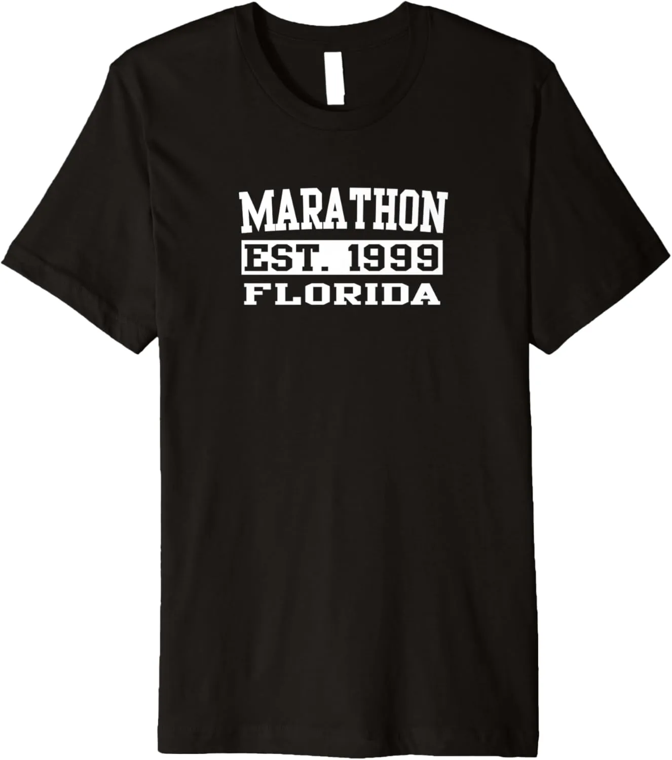 Retro Marathon Florida Souvenirs Marathon Beach FL Premium T-Shirt