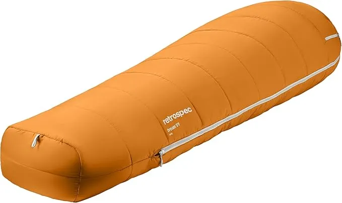 Retrospec Dream 5°, 15° 30° Sleeping Bag - Mummy Sleeping Bag for Camping, Insulated Cold Weather Sleeping Bag Lightweight Stuff Sack, Water-Resistant and Adjustable Draw Cords Adult Sleeping Bag