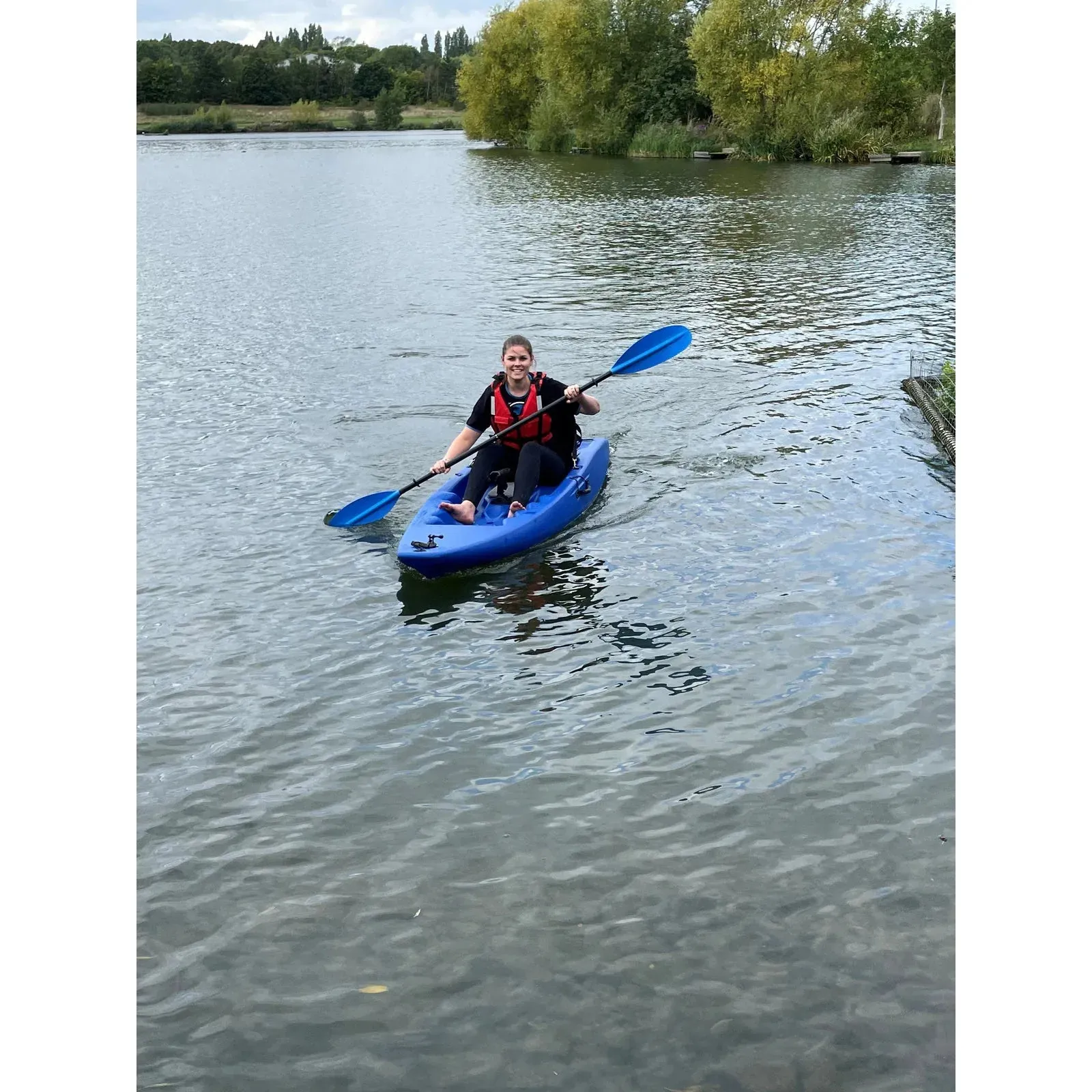 Riber Photon Kayak Blue With Railblaza Power Package