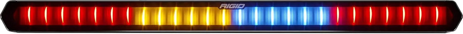 Rigid Industries - 901801 Chase Rear Facing, 27 Mode, 5 Color LED Light Bar 28-inch, Tube Mount (28 inches)