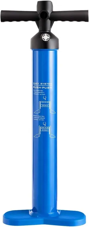RIVALLYCOOL SUP Hand Pump, High Pressure Hand Pump for Inflatable SUP Board, Double Action Pump Max 29psi for Paddle Board Boat & Kayak,Blue