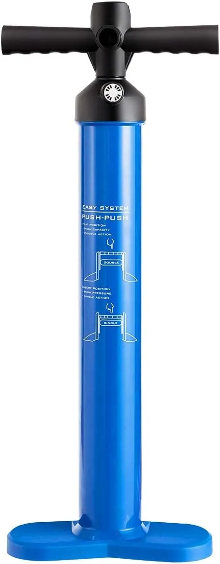 RIVALLYCOOL SUP Hand Pump, High Pressure Hand Pump for Inflatable SUP Board, Double Action Pump Max 29psi for Paddle Board Boat & Kayak,Blue
