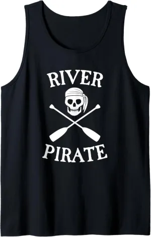 River Pirate Group Float Trip Canoeing, Tubing, or Rafting Tank Top