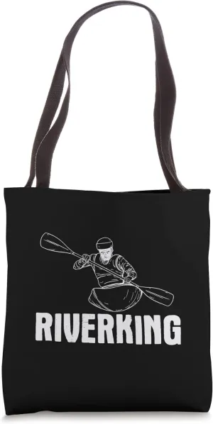 Riverking Canoeing Tote Bag