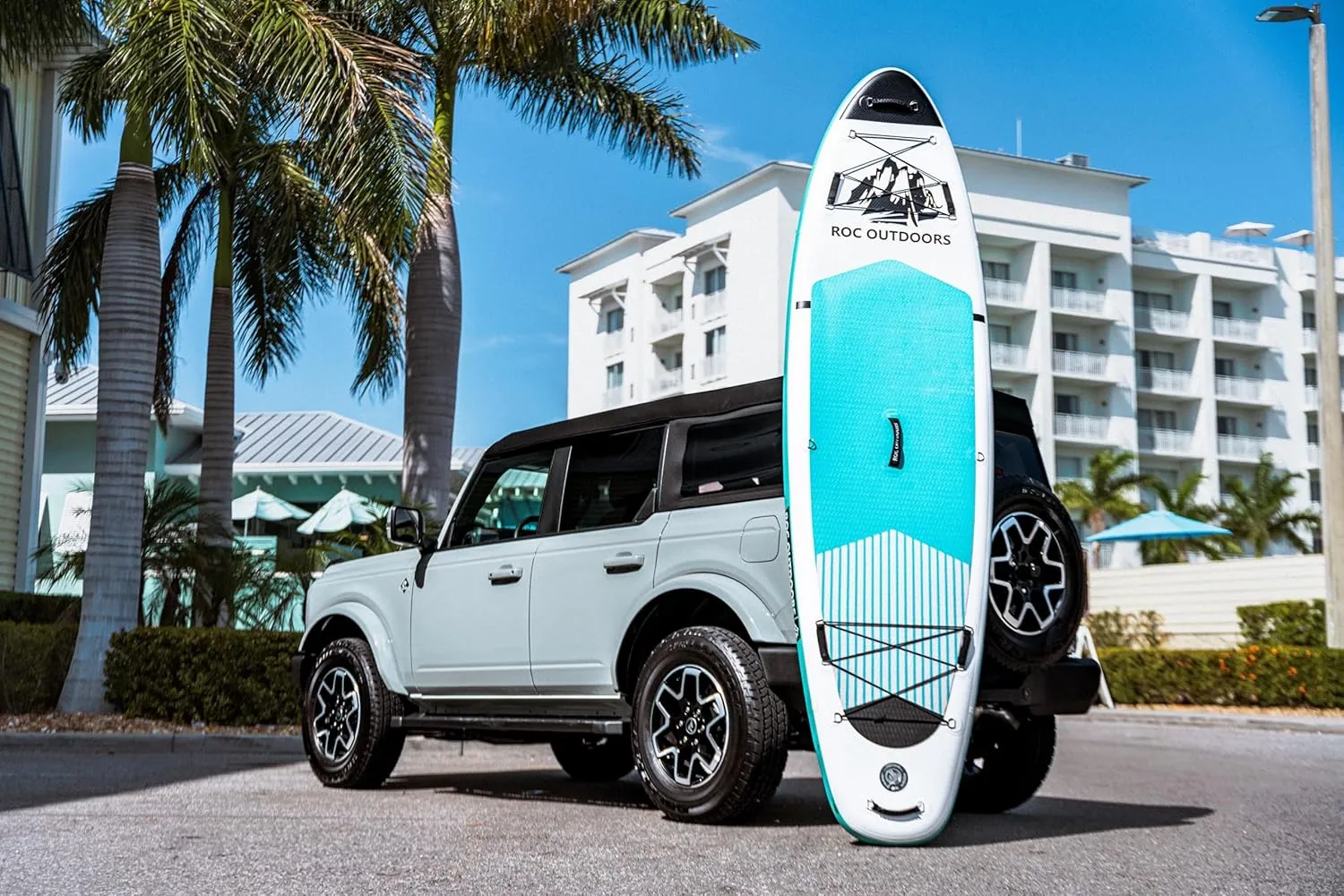 Roc Inflatable Stand Up Paddle Boards 10 ft 6 in with Premium SUP Paddle Board Accessories, Wide Stable Design, Non-Slip Comfort Deck for Youth & Adults