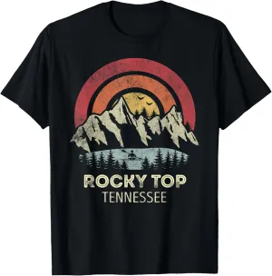 Rocky Top Tennessee Mountain Sunset Sunrise Kayaking T-Shirt