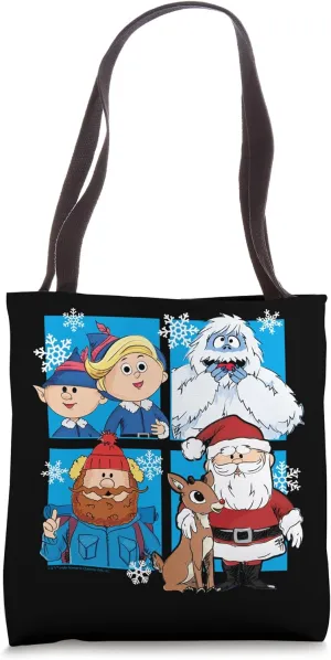 Rudolph The Red Nosed Reindeer - Santa Yukon Elves Snow Yeti Tote Bag