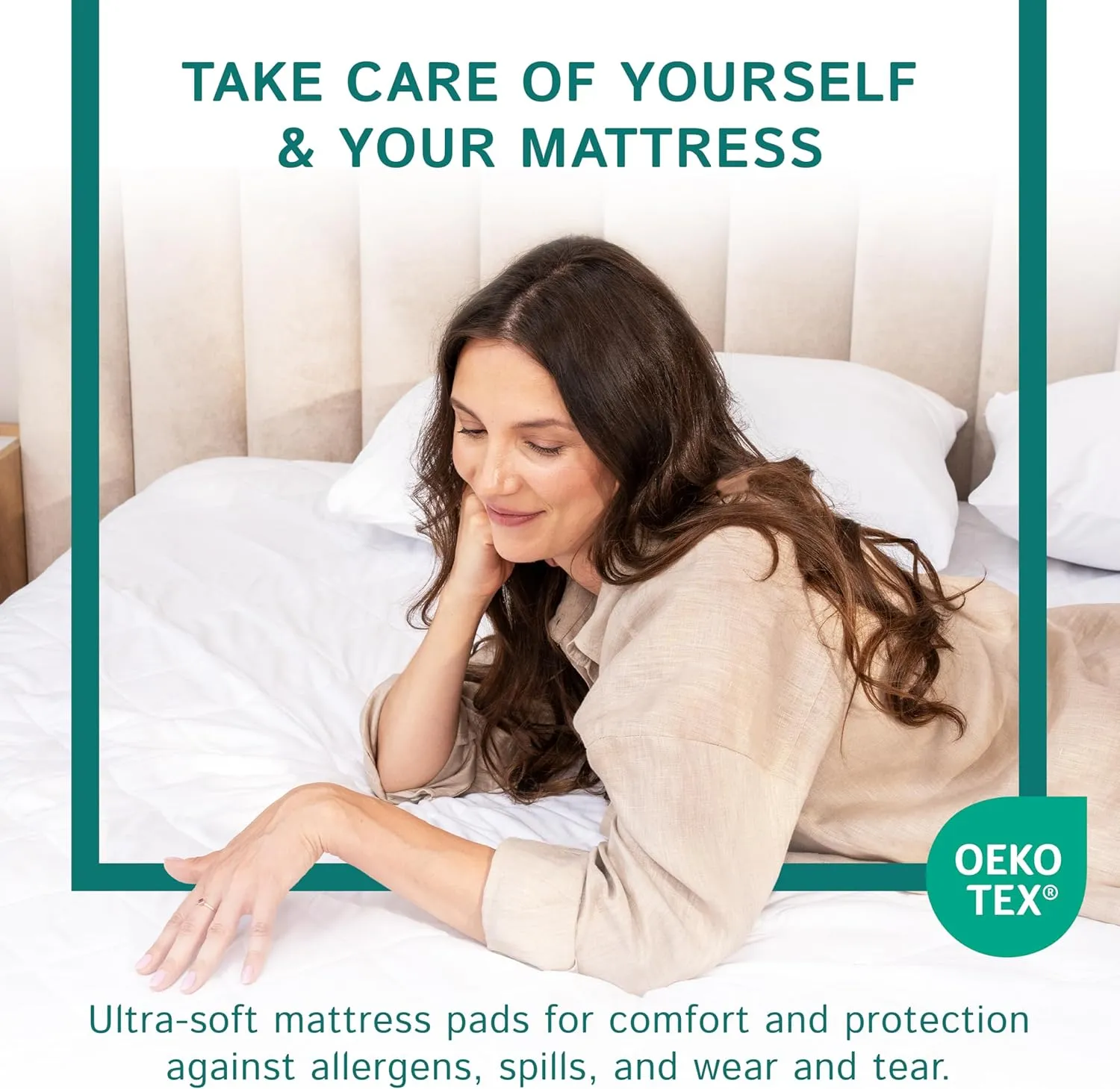 RV Full Size Waterproof Mattress Pad - Fitted Mattress Protector with Quilted Pillow Top Mattress Topper - Premium Quality Hypoallergenic Mattress Cover (48”x75”) RV Short Full