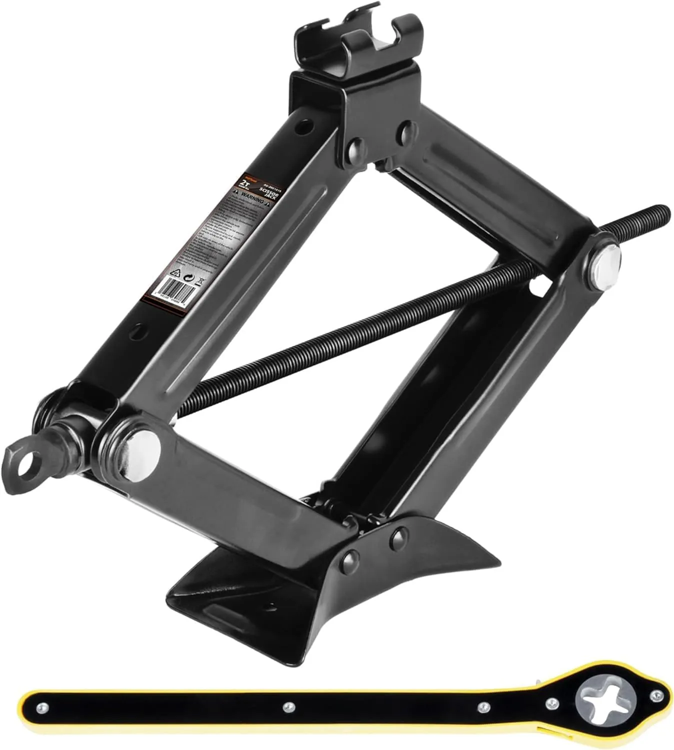 Scissor Jack for Car 2 Ton 4,409 lbs Capacity - Compact Car Lift Jack for Auto with Extended Ratcheting Handle, Portable Scissor Car Jack Kit, Tire Jack for Cars, SUV, MPV, Sedans