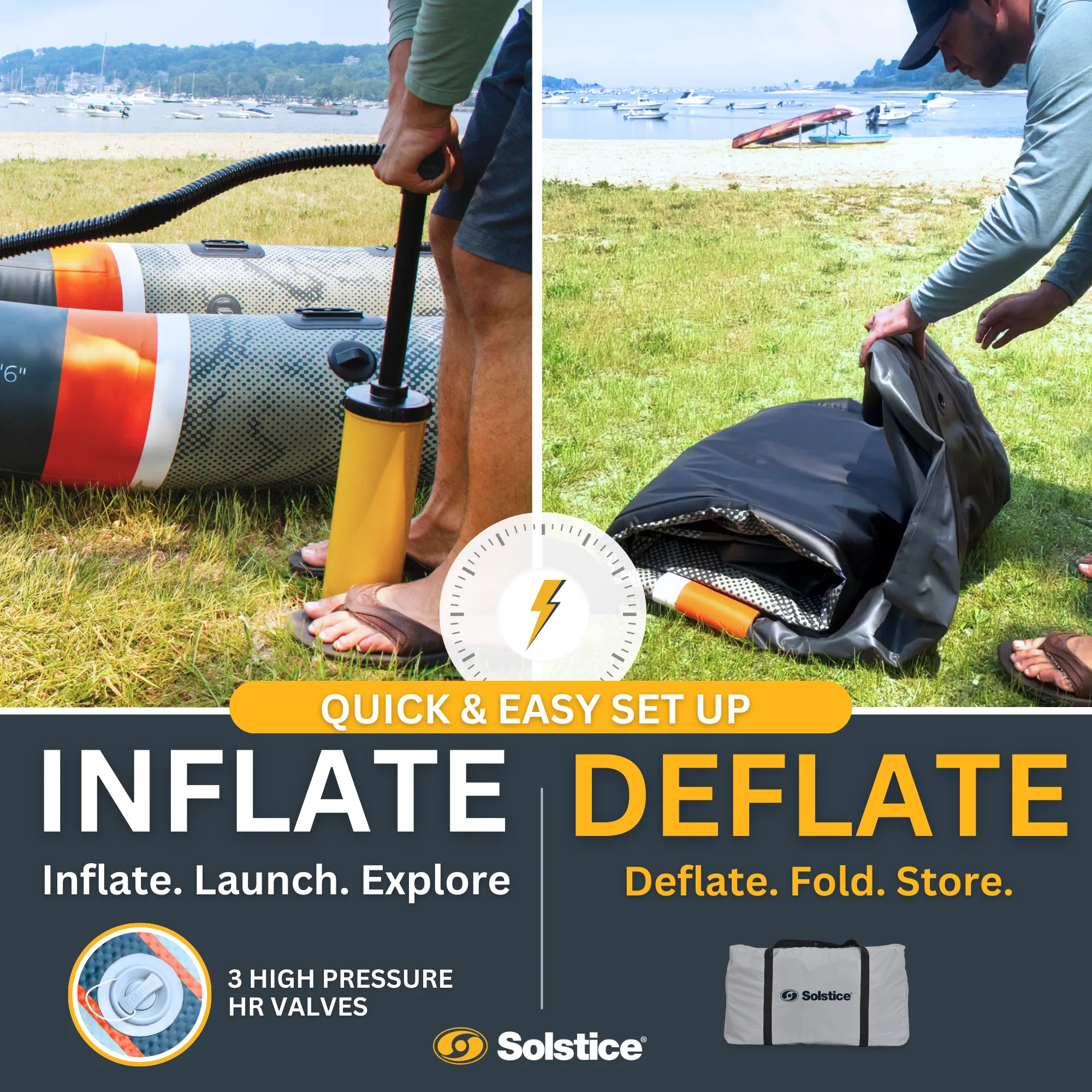 Scout Inflatable Fishing Kayak Kit