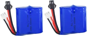sea jump 2PCS 7.4V 600mah Lithium Battery for Syma Q2 Q3 Skytech H100 H102 H106 H120 Remote Control Boat Accessories Ship Lithium Battery