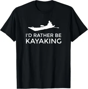 Sea Kayaking Gift for River Flat Water Lake Ocean Kayak T-Shirt
