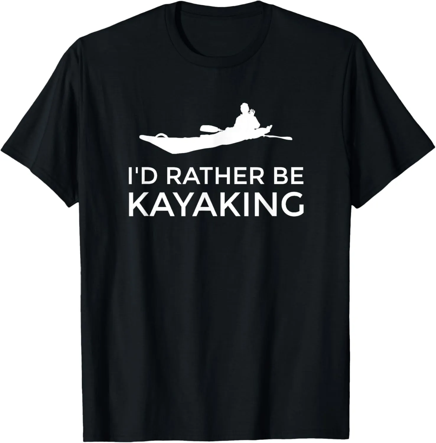 Sea Kayaking Gift for River Flat Water Lake Ocean Kayak T-Shirt