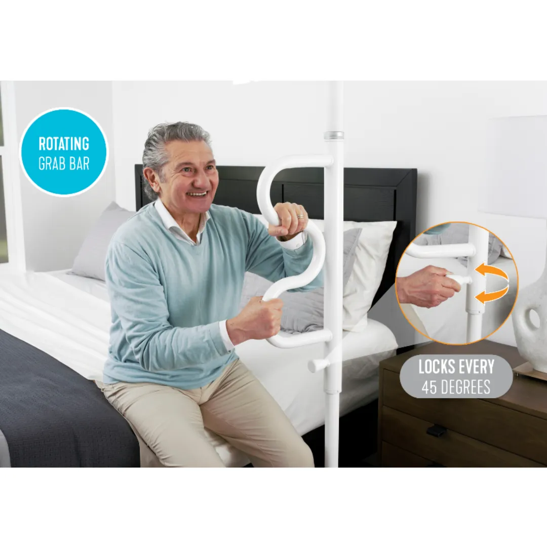 Security Pole & Curve Grab Bar