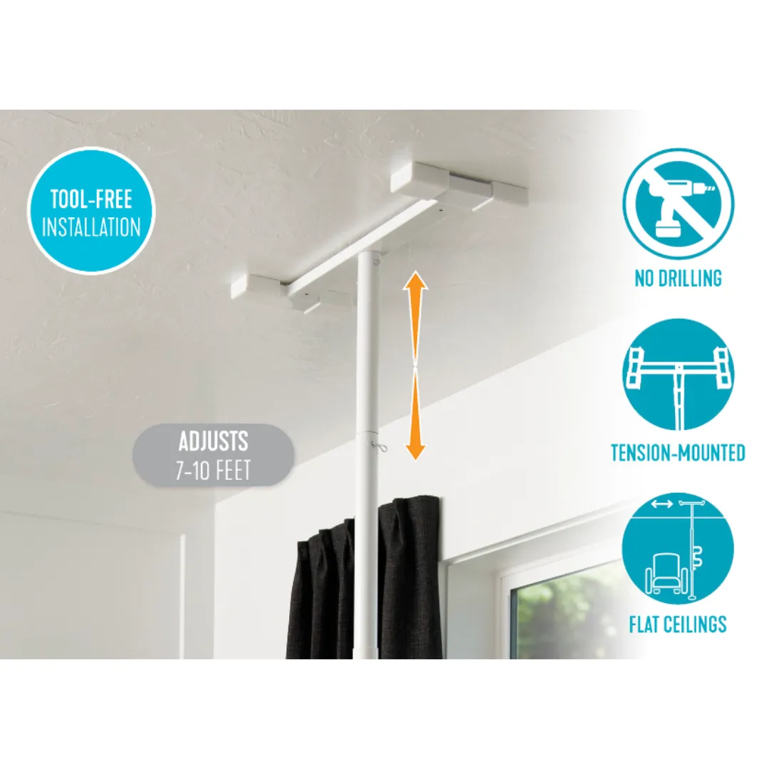 Security Pole & Curve Grab Bar