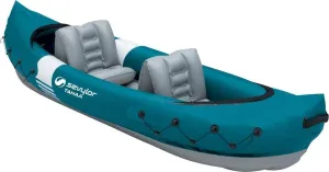 Sevylor Tahaa Kayak, Inflatable Canoe for 2 Persons, Inflatable Boat, Paddle Boat with Robust PVC Outer Shell, Straps for Fastening Luggage, Bar Construction for High Stability on The Water