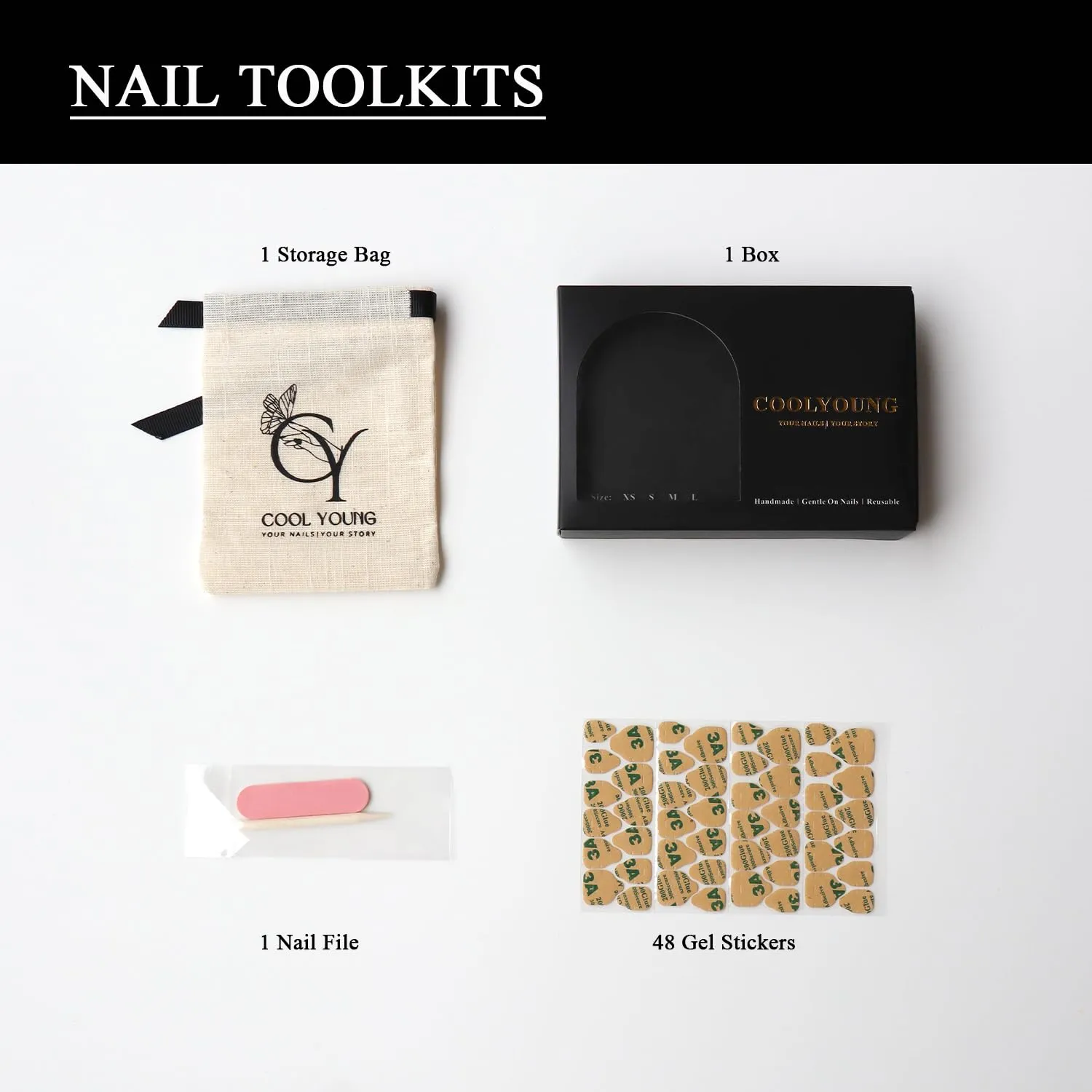 Short Square Press On Nails, Cat Eye Nails, 'Purple Universe', Girls Press On Nails, 10 Pieces Purple Nails with 1 Storage Bag and Gel Nail Kit (M)