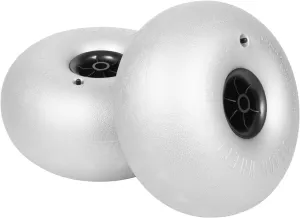 SHZICMY 2-Pack Beach Balloon Wheels, Beach Cart Tires Replacement Big Sand Wheels for Beach Buggy, Kayak Trolley, Canoe Dolly, Rolling Walker
