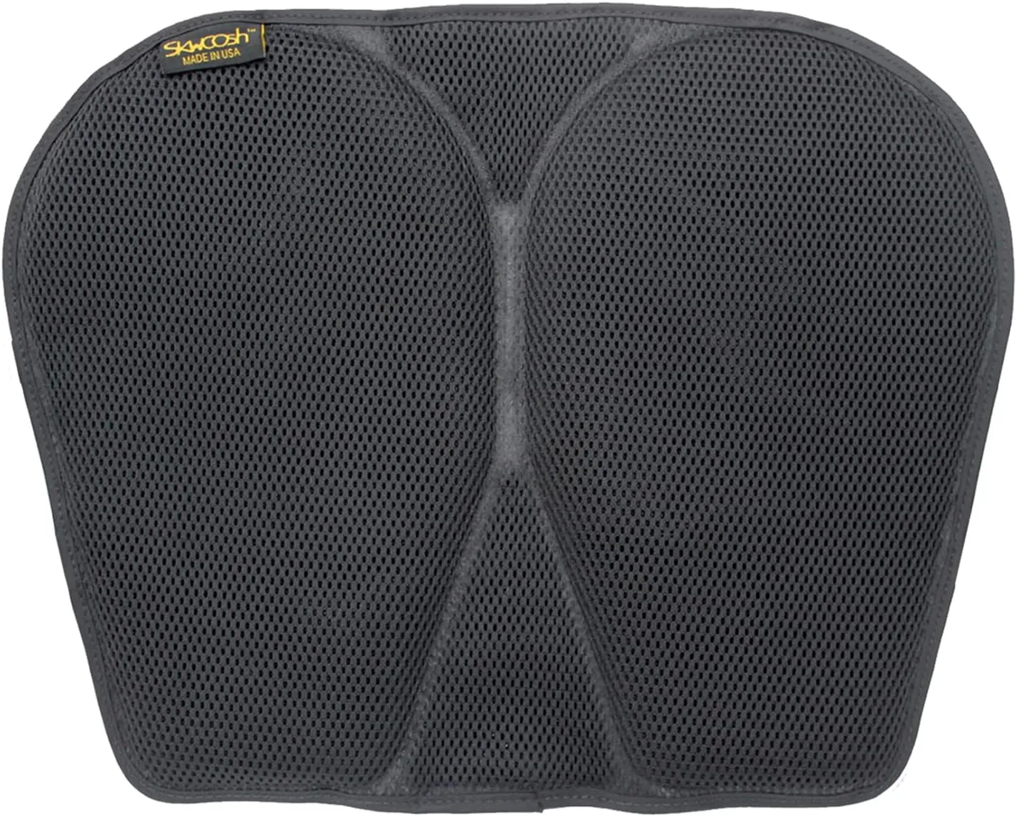 Skwoosh Classic Kayak Paddling Gel Seat Pad with Airflo Breathable and Cushioning Mesh Fabric | Patented TekPad Fluidized Gel for Sitting Pressure Relief | Made in USA
