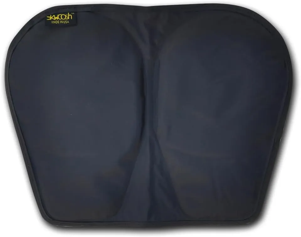 Skwoosh Gel Kayak Seat Cushion for Sitting Comfort While Paddling, Boat and Fishing Made in USA