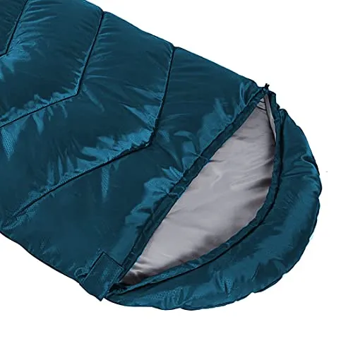 Sleeping Bag 4 Seasons Adults & Kids w/ Compression Bag for Camping Trips