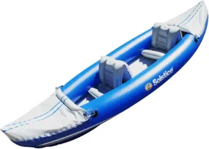 SOLSTICE Rogue 1 to 2 Person Inflatable Fishing Kayak Boat for Adults & Kids 10'6'' X 33'' | Tandem 2 Blow Up Seats & Spray Skirt | Reinforced K-80 26 Gauge PVC Material