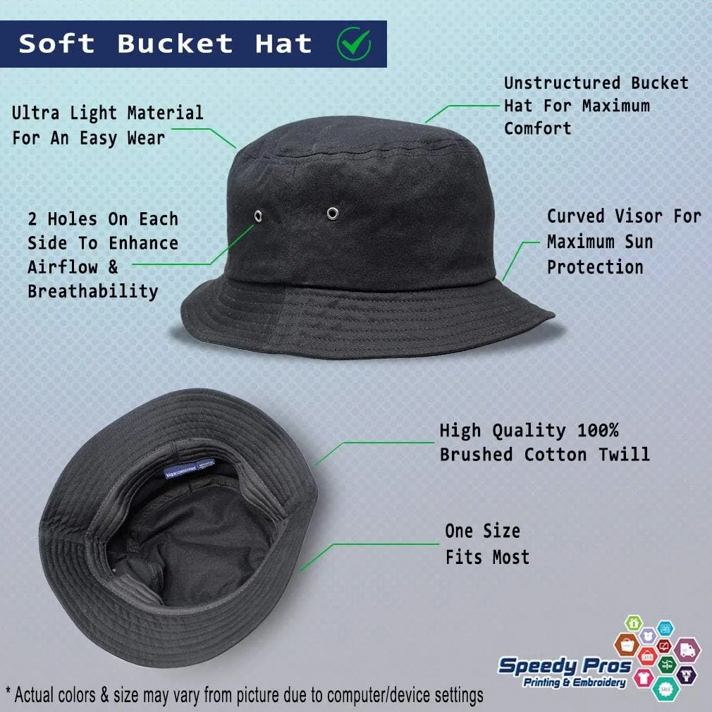 Speedy Pros Bucket Apparel Hat I'd Rather Be Ghost Hunting Embroidery Cotton for Men & Women