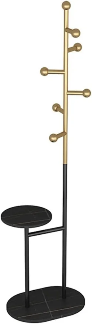 Standing Coat Rack 6 Hooks for Coats Hats Creative Color : F (C)