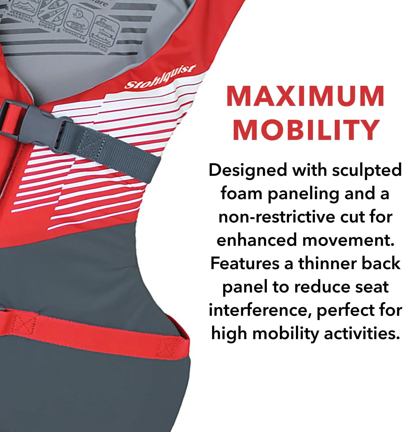 Stohlquist Universal Fit Adult Life Jacket PFD (2 and 4 Pack) Coast Guard Approved for Men and Women 90  lbs, Lightweight Neoprene and Adjustable, Ideal for Boating, Kayaking & Water Sports