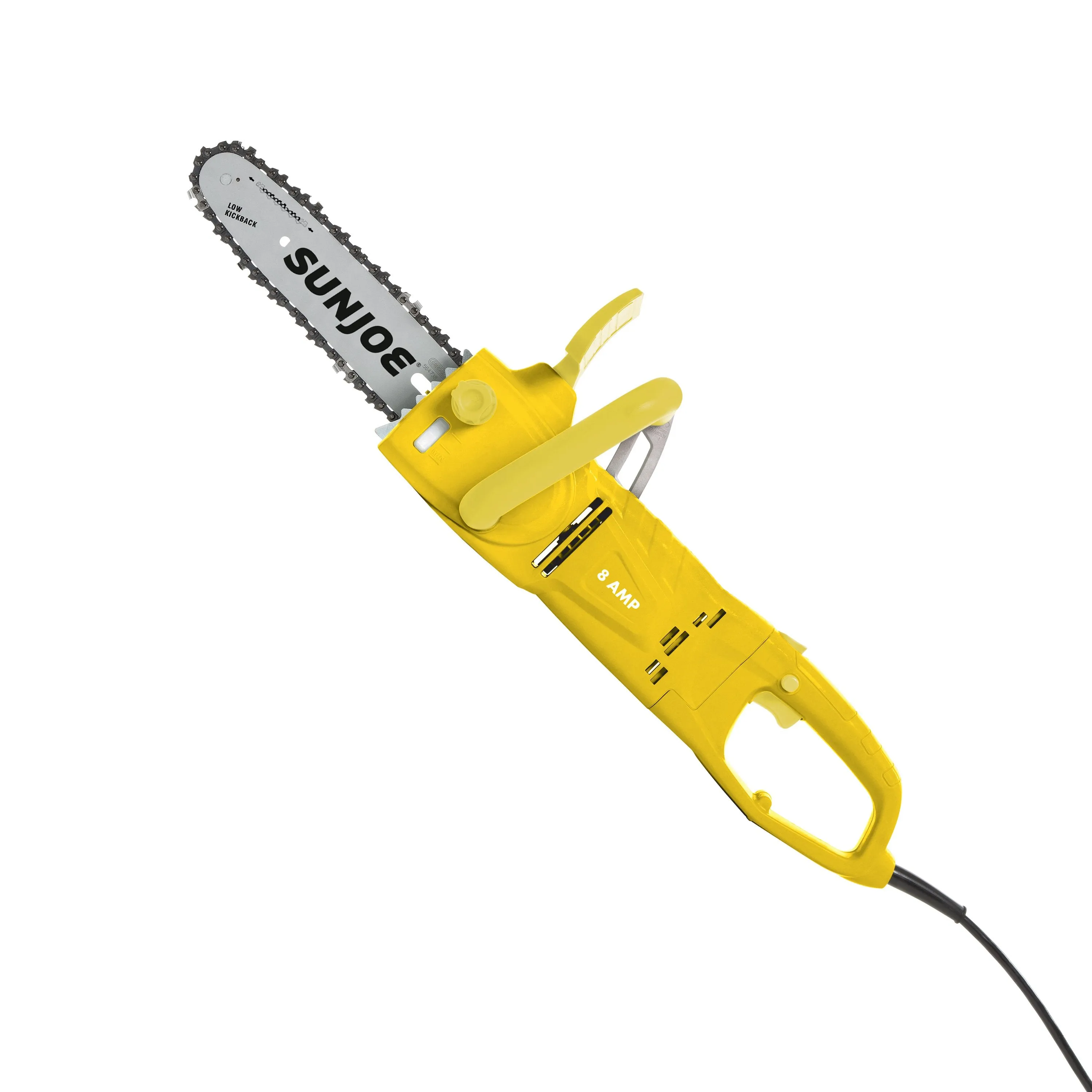 Sun Joe SWJ807E-YEL-RM Electric Convertible Pole Chain Saw | 10 inch | 8.0 Amp (Certified Refurbished, Yellow)