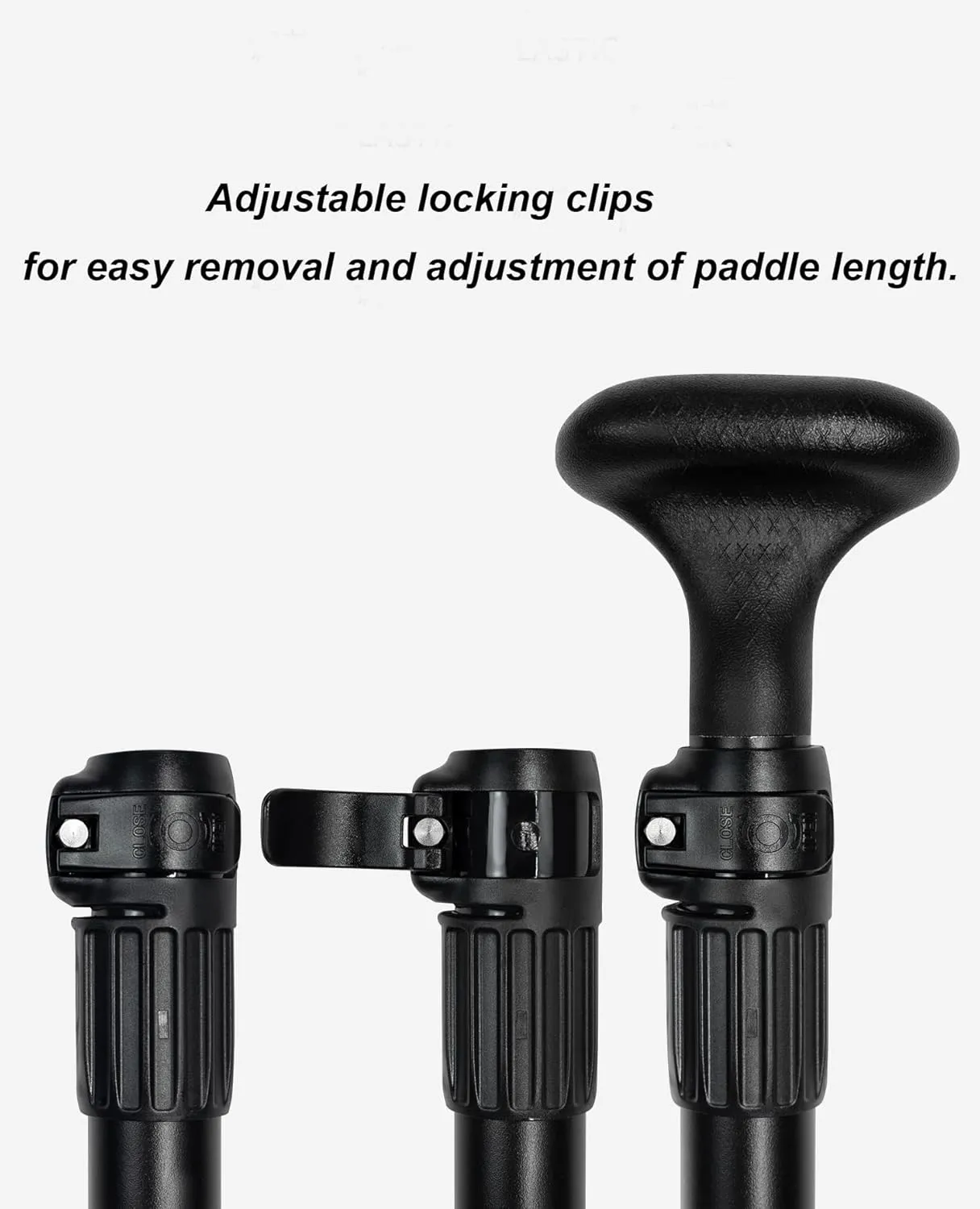 Surf Paddleboard SUP Paddleboard Paddle Removable Single and Double Head Dual Purpose Paddle Inflatable Kayak Aluminium PP Blade