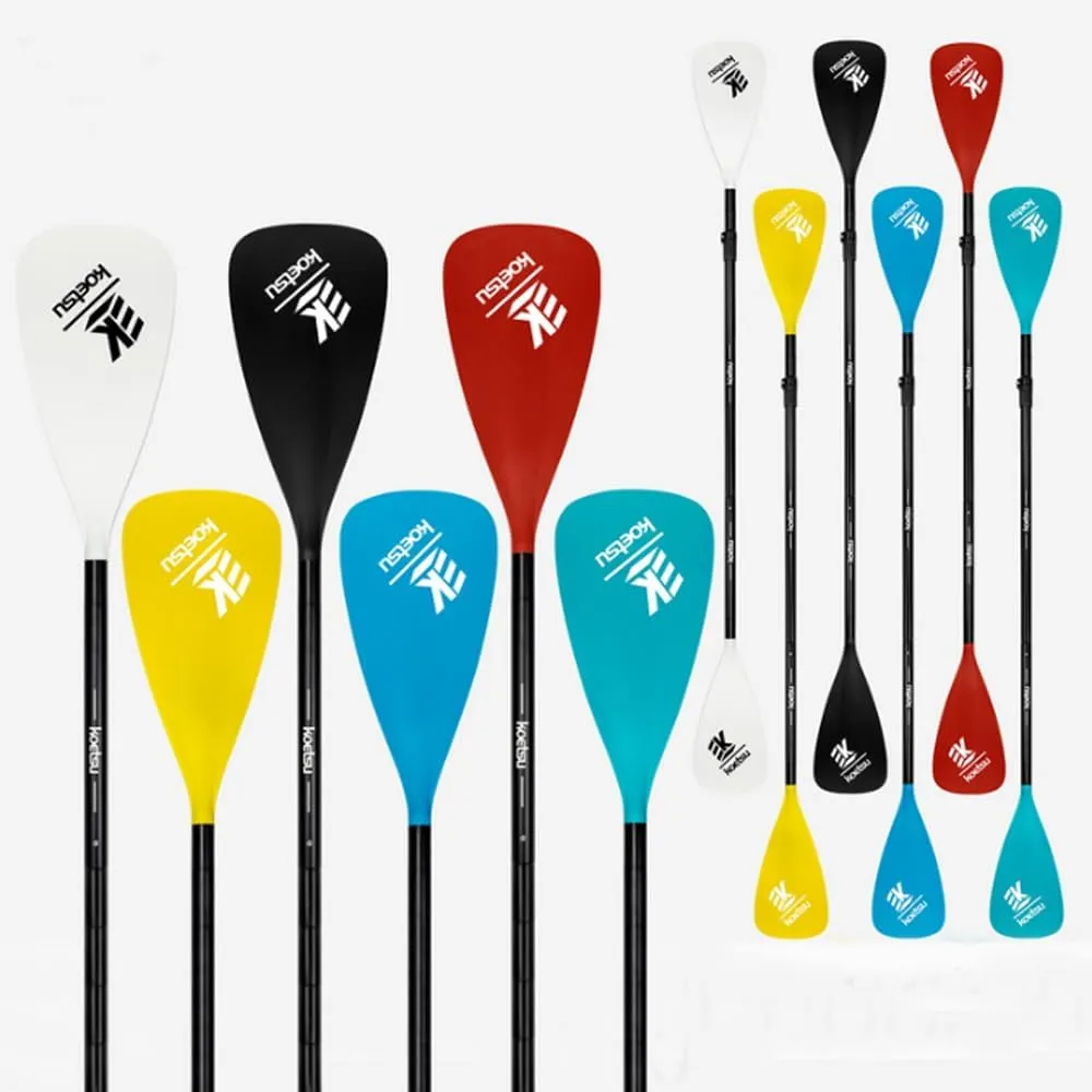 Surf Paddleboard SUP Paddleboard Paddle Removable Single and Double Head Dual Purpose Paddle Inflatable Kayak Aluminium PP Blade