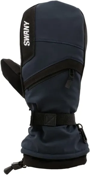 Swany Men's X-Over 2.2 Warm Durable Insulated Quick-Drying Adjustable Flexible Winter Sports Mitts with Utility Heat Pocket
