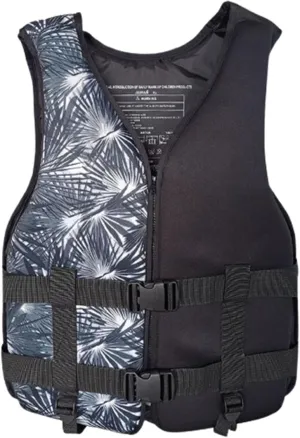 Swim Vest with Leg Straps, Zipper and Adjustable Belt, High Buoyancy Life Jacket for Paddle Sports, Kayaking(Black A,Large)