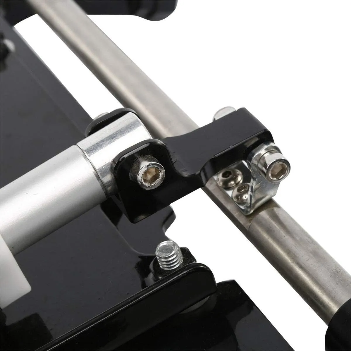 TCT-MOTORPARTS Adjustable Rear Air Ride Suspension Kit & Electric Center Stand Fit for Harley Harley Touring Bagger Electra Glide Street Glide Road Glide Ultra Classic 2009-2016