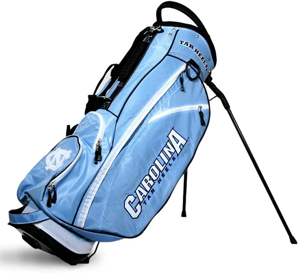 Team Golf NCAA Fairway Golf Stand Bag, Lightweight, 14-Way Top, Spring Action Stand, Insulated Cooler Pocket, Padded Strap, Umbrella Holder & Removable Rain Hood