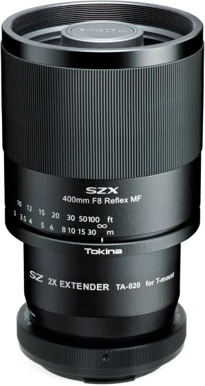 Tokina SZX-400mm   Extender 2X Kit Nikon F-Mount, Black (TO1-KSZX40020N)