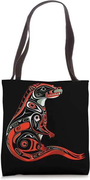 Totem Pole Indigenous People Native American Totem Tote Bag