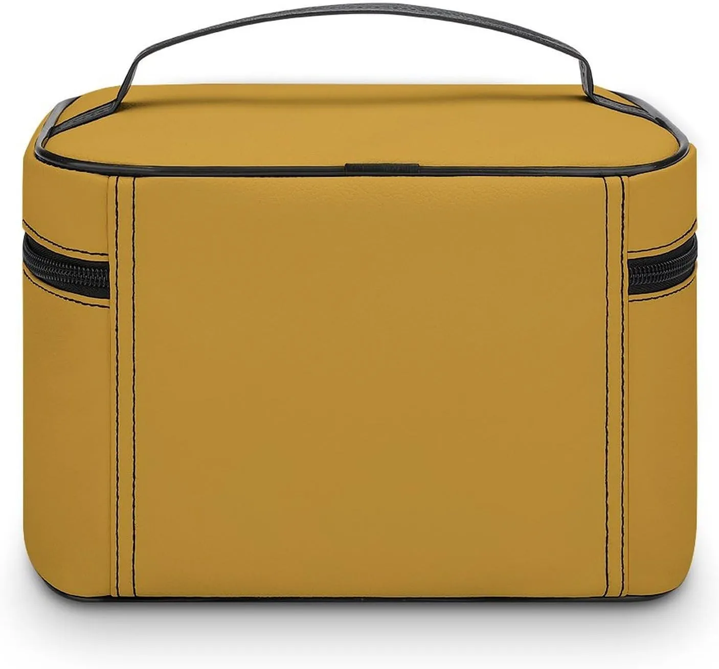 Travel Makeup Bag, Elegant Yellow Cosmetic Bags for Women Large Capacity Waterproof Toiletry Bag Make up Organizer