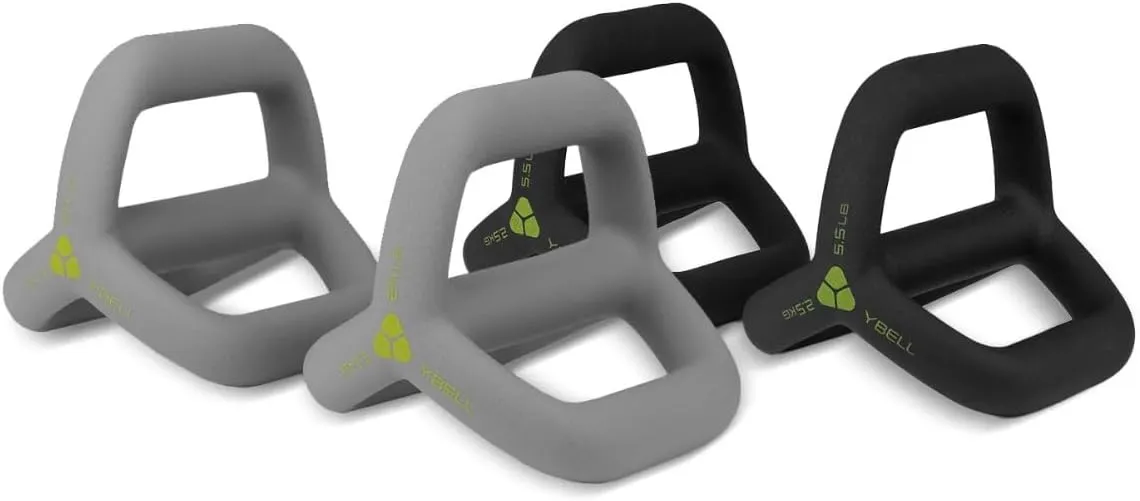 TRX YBell Neo Series 3-in-1 Kettlebell, Dumbbell and Push Up Bar Workout Equipment | Commercial Grade Neoprene Coated Surface | Perfect for Strength Training & Conditioning Workouts | Bundle