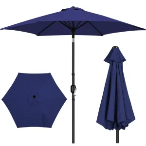 Umbrella Navy Augmented reality Market Heavy discount with 9FT Yaheetech & Crank, Umbrella, Tilt Patio Blue