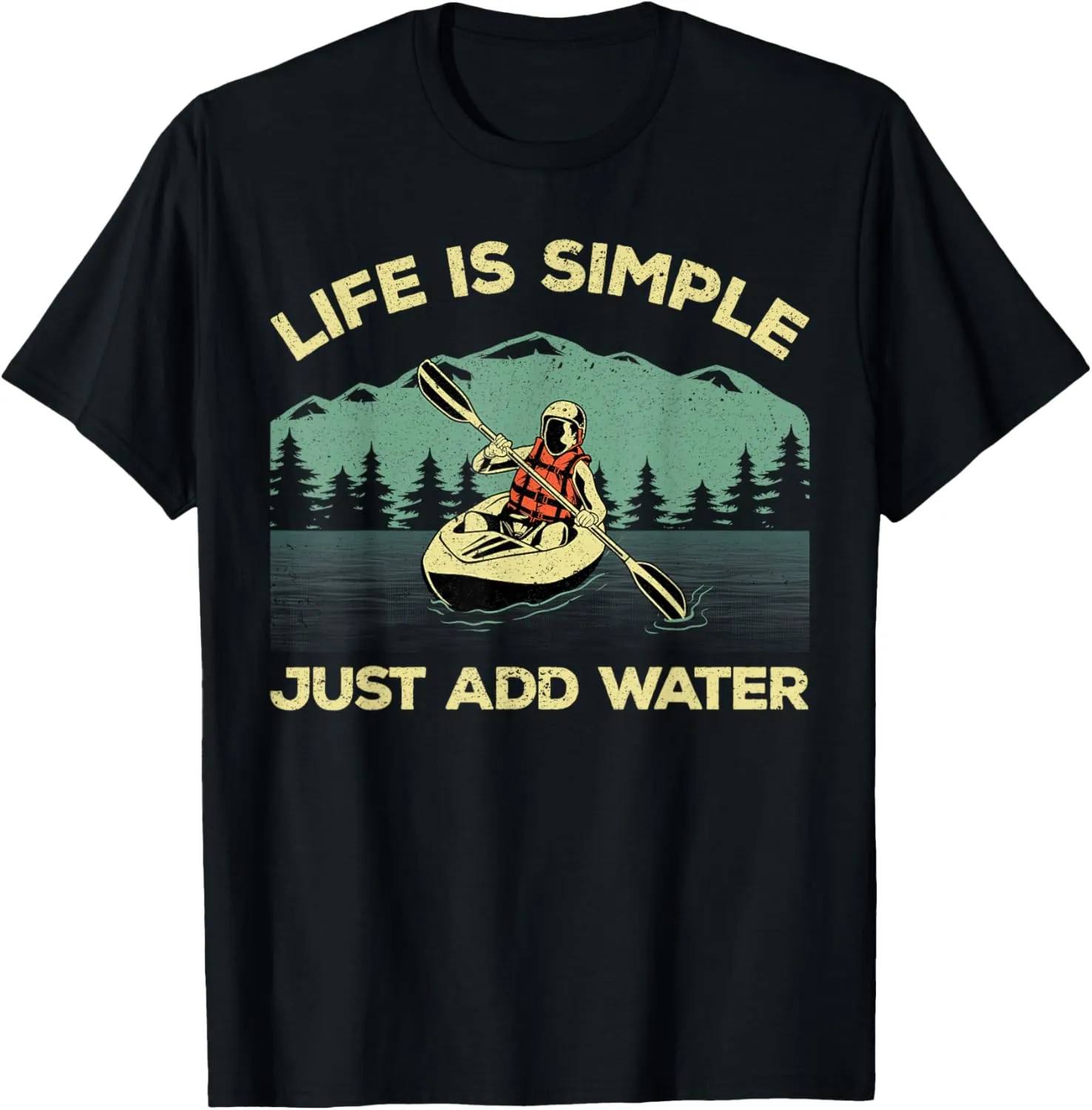 Unique Kayak Gift Oar Kayaking Accessories & Stuff Funny Kayaking Design For Men Women Paddling Canoeing Lover T-Shirt